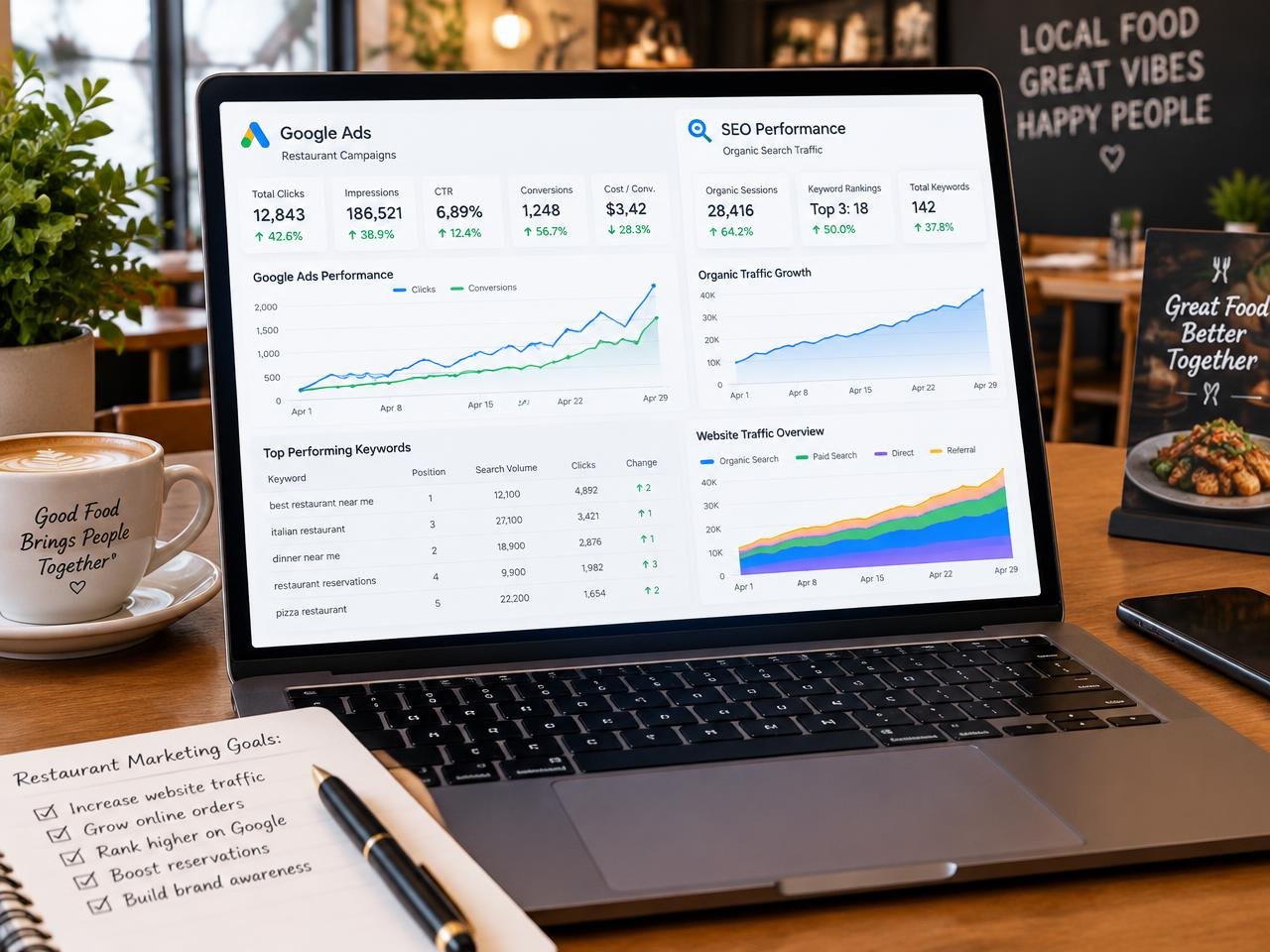 Restaurant — Google Ads & SEO