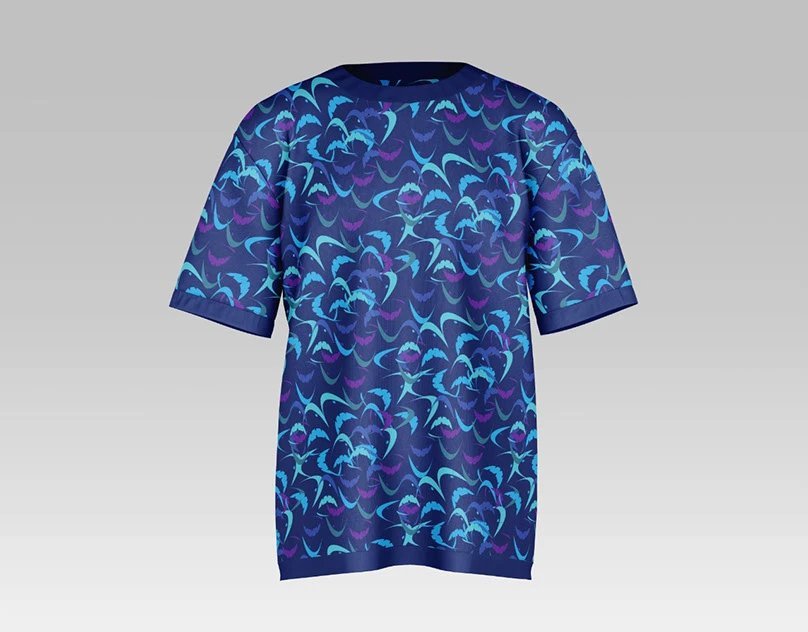 T-Shirt & Floral Pattern Design