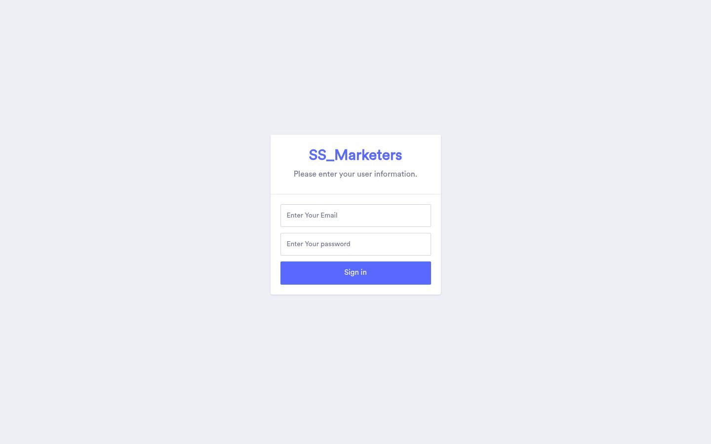 SS Marketing — Custom Real Estate Software